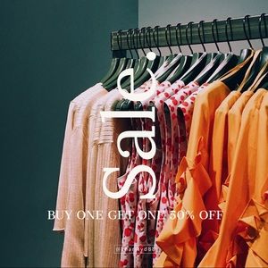 SALE | B1G1 or more 50% OFF ENTIRE CLOSET!